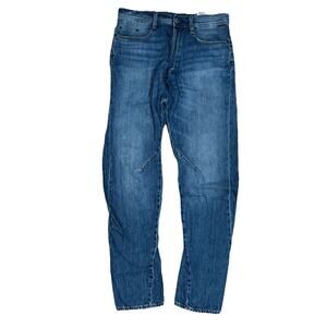 G Star Raw Arc 3D Jeans Mens 33x32 Medium Wash Blue Streetwear Denim Fade